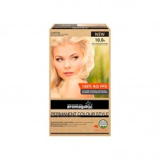 Aromaganic 天然有机草本染发膏染发剂 10.0N-超亮金亚麻色（安全无毒 不含PPD）